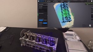 EINSTAR Rockit Wireless 3D Handheld Scanner with Tracker Accessories, Dual Light Source, 38 Blue Laser Lines, 7 Parallel Laser Lines, 0.05mm HD Resolution, Hybrid Alignment, IR VCSEL Scanning Outdoor