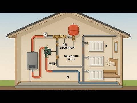 How to do hot water pipe line circulation // Circulation ki kaam kaise karna hai