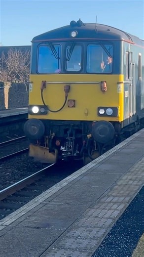 Double header class 73’s passing Carnoustie with an ECS to polmadie