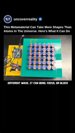 This Metamaterial Can Take More Shapes Than Atoms In Universe. Here's What It Can Do #tech #shorts