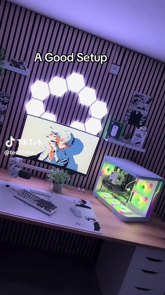 #setupinspiration #techtok #setup #minimalism #PC