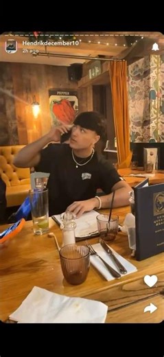 D10 celebrating Danny's birthday via Hendriks snap story, Hendriks snap is hendrikdecember10