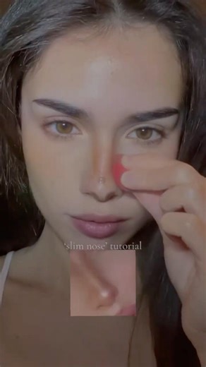 Easy Nose Contouring👃🏻🔥#shorts #nosecontouring #trendingsong #makeuphacks #fypシ゚viral