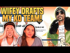THE WIFEY DRAFTS MY SUPERSTAR KO TEAM! Madden 20
