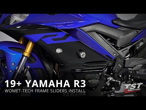 How to install Womet-Tech Frame Sliders on a 2019+ Yamaha YZF-R3 by TST Industries
