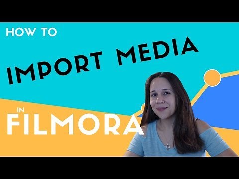 Filmora Tutorial - How to Import Media Into Filmora (importing images and video into Filmora)