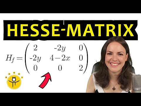 HESSE MATRIX 3x3 berechnen – Beispiel mit 3 Variablen