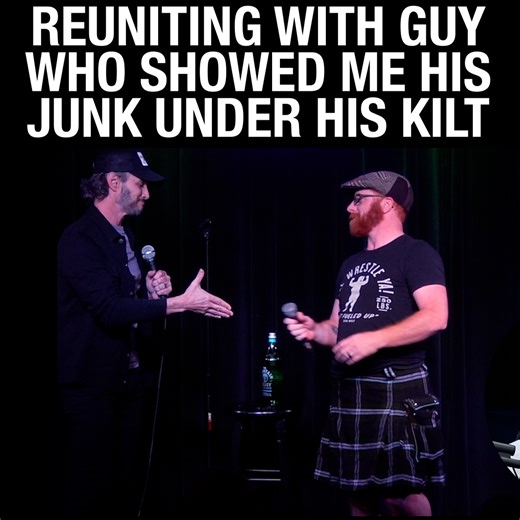48K views · 1.9K reactions | One of the craziest things that ever happened to me on stage...and then I met him again. #joshwwolf #joshwolfcomedy #comedy #funny #fun #standup #standupcomedy #kilt #livecomedy | Josh Wolf | Facebook