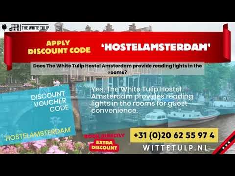 Does The White Tulip Hostel Amsterdam provide reading lights in the rooms?