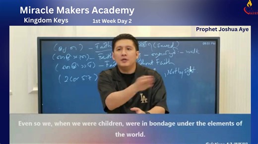9.9K views · 521 reactions | Miracle Makers Academy // Kingdom Keys // Prophet Joshua Aye | 1st Week Day 2 | Pastor Sarah Aye | Facebook
