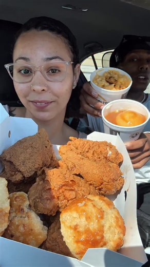 Jas Kam Eats on Instagram: "Trying Church’s SPICY Chicken For The First Time! Best in the game? @churchschicken #churchschicken #churchs #friedchicken #spicychicken #chickenlegs #chickenbreast #hotchicken #jalapeno #jalapenopoppers #macandcheese #mashedpotato #fastfood #foodie #foodiecouple #eating #review #mukbang #explorepage #asmr"