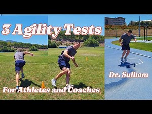 3 Agility Tests: T Test, 20 Yard Shuttle (5-10-5), and Hexagon Test. Test and improve Agility.