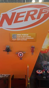 1.9K views · 116 reactions | Combine superpowers and dino powers at the #MarvelNYCC booth with Hasbro’s new Mech Strike Mechasaurs NERF Blasters! Which Mechasaur blaster will you wield? Bring home the NYCC fun and purchase your Marvel Mech Strike Blasters at Amazon today! https://amzn.to/3RVelPM #ad | Marvel | Facebook