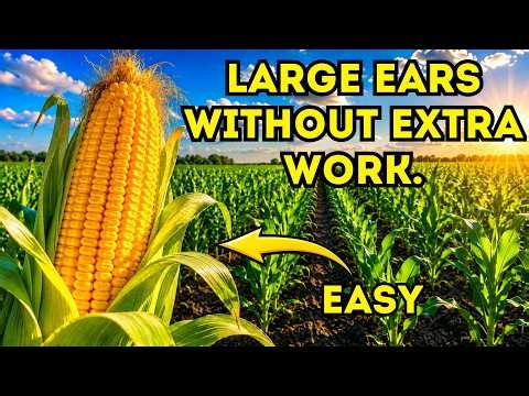 Grow Giant Corn In A Small Garden: The Method That Really Works