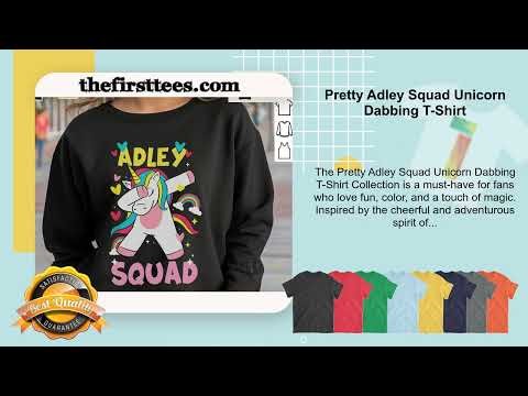 Pretty Adley Squad Unicorn Dabbing T-Shirt
