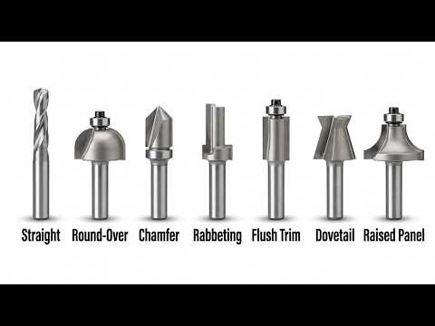 Every Router Bit Explained in 8 Minutes