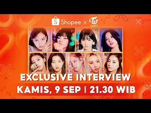 TWICE Exclusive Interview (INDO & ENG Sub) | Shopee 9.9 TV Show