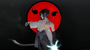 Sasuke Mangekyou Sharingan Cursed Live Wallpaper - MoeWalls