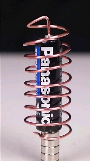 Worlds Simplest DIY MINI Electric Motor #inventions #motor