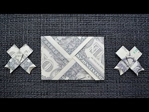 My MONEY ENVELOPE WITH THE BOW | Dollar Origami | Tutorial DIY by NProkuda