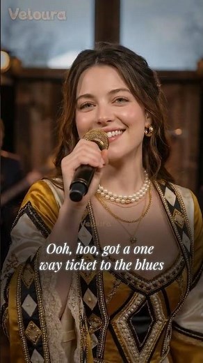 One Way Ticket Lyrics - Bye, bye love - Tanja Thomas #lyricsvideo #shorts #veloura