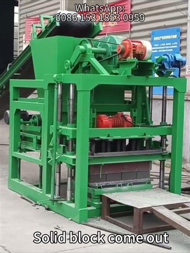 Bonjour! Here is our newest semi-automatic solid block production line #brickmaking #machine