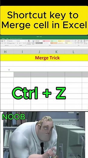 Merge Cells Shortcut Key in Excel | ALT + H + M + A | Microsoft Excel Tips