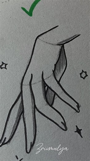 How to draw hand tutorial #drawing #art #tutorial #shorts #howtodraw