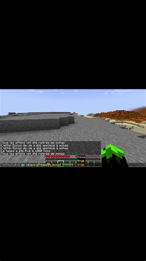 comment augmenter le nombre de cœur avec command non mod sur minecraft