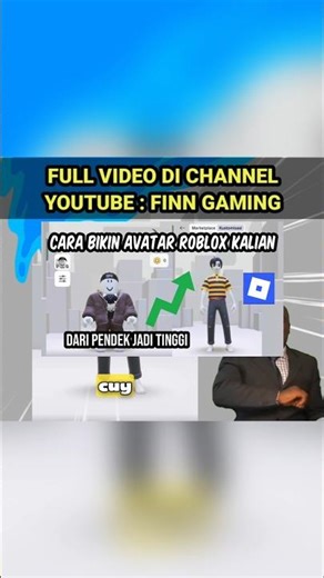 tutorial on how to make a short avatar tall in roblox #roblox #rblx #tutorial #amazingroblox #shorts