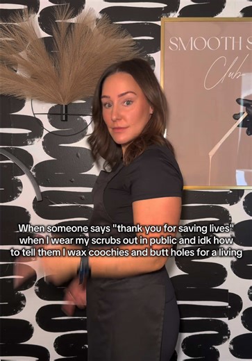 Saving lives ❌ Saving smooth skin ✅ Thankfully I don't wear scrubs anymore 💀 📍 @Karma 2 Lash Bar and Spa | Beverly, MA #waxercontent #brazilianwaxer #esthetician #waxtok #fypシ