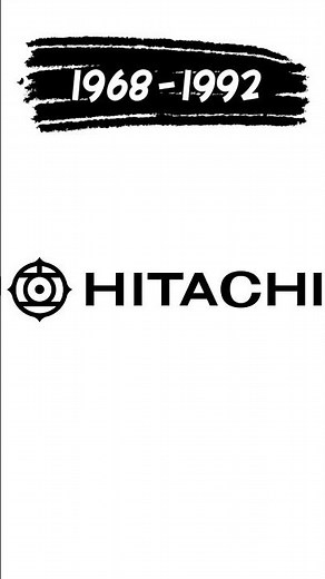 Hitachi logo evolution #hitachi #japan