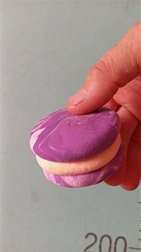 Colorful Clay Macarons 🍬 #macarons #clayart #polymerclay #clayfood #miniature #handmade #diy