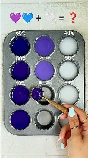 “From Purple to Lilac#PurpleToLilac#LilacGradient#ColorBlending#WatercolorArt#PastelVibes#ArtShorts