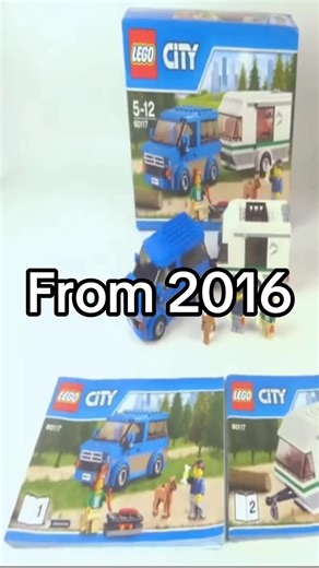 WERBUNG Set name: Van & Caravan LEGO® set number: 60117 Theme: City Pieces: 250 Minifigures: 2 Released in: 2016 #lego #legospeedbuild #legocity #legobuild #legoreview