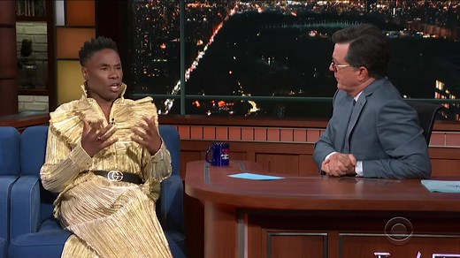 Billy Porter discusses what support means to the LGBTQ community. #SpiritDay | The Late Show with Stephen Colbert
