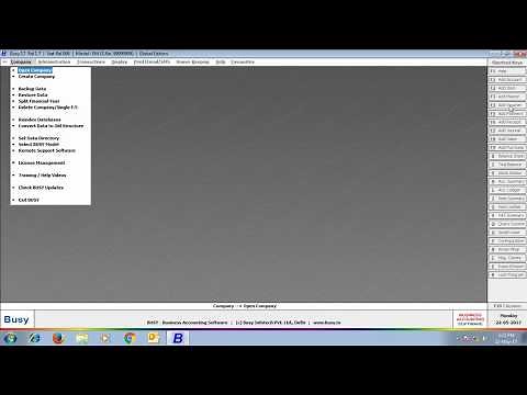 Managing Master Series Group in BUSY (English)