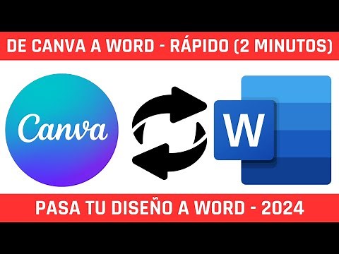 Cómo Convertir tu Diseño de Canva a Word en 2 Minutos 📝💻 | Tutorial paso a paso Rápido y Fácil 2024