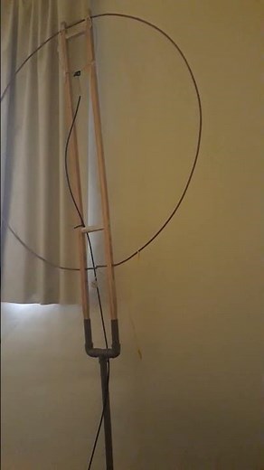 Shortwave magnetic loop antenna