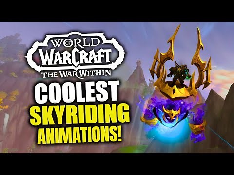 Coolest Skyriding Animations For All Your Flying Mounts In TWW! WoW The War Within | 11.0