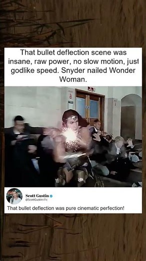 Wonder Woman's Epic Bullet Deflection Scene