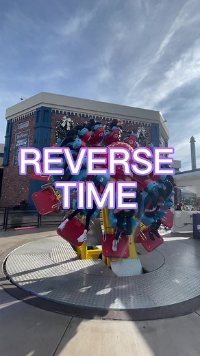 Go back in time on Reverse Time ⏰️ This new ride is perfect for those looking for more of a thrill while visiting The Island! | The Island in Pigeon Forge