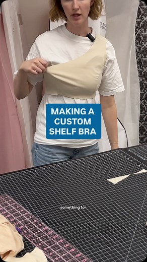 87K views · 781 reactions | Since my Kacey Musgraves dress is going to be a one-shoulder dress, I want to make a custom shelf bra that will give my chest full support. | Heming & Fitz | Facebook