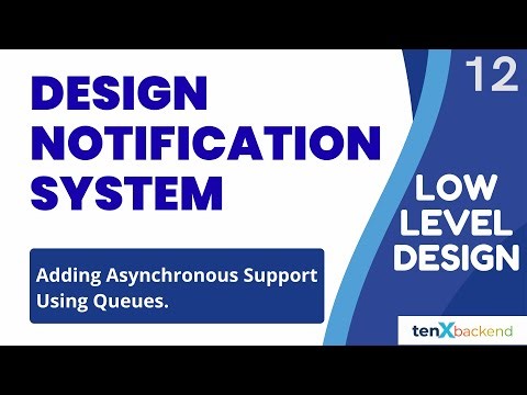 Design Notification System | Adding asynchronous support | machine coding round preparation