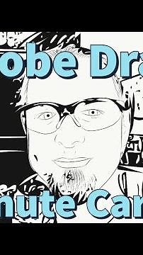 Adobe Draw 3 Minute Cartoon - Adobe Capture Vector Art Tutorial