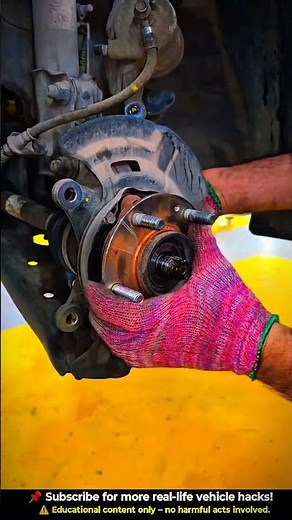 Wheel Stud Replacement 🔧 | Easy DIY Fix (Step-by-Step Guide)
