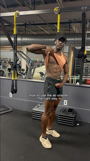 How to use the ab coaster the RIGHT way ✅ #absworkout #fitness #abs #fitness