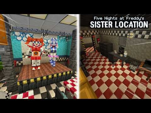 I built a custom !SISTER LOCATION! using Management Wanted (Minecraft Review)
