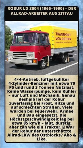 Robur LD 3004 (1965–1990) – der Allrad-Arbeiter aus Zittau