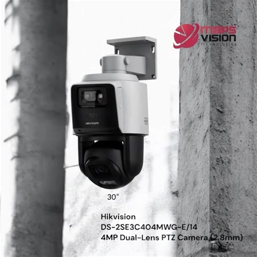 📢 নতুন প্রোডাক্ট এসেছে! | Maps Vision Technologies 🔥 এক ক্যামেরায় Wide View Smart Zoom Security Solution 🔥 Maps Vision Technologies নিয়ে এসেছে 🔐 Hikvision DS-2SE3C404MWG-E/14 TandemVu 4MP 4MP PoE PTZ Network Camera 👉 একসাথে বড় এলাকা কভার এবং প্রয়োজনমতো নির্দিষ্ট জায়গায় জুম করে পরিষ্কার ডিটেইল—সব এক ক্যামেরায় ✅ ⭐ Key Features: ✅ Dual Lens TandemVu (4MP 4MP) ✅ Simultaneous Wide View PTZ Zoom View ✅ 4X Optical Zoom ✅ AI Human & Vehicle Detection ✅ Excellent Night / Low-Light Performance ✅ PoE 